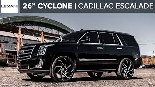 Cadillac Escalade Gets New 26quot Custom Lexani Wheels [upl. by Edas239]