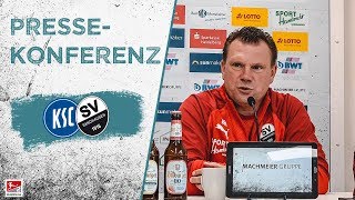 Pressekonferenz  vor dem Spiel  Karlsruher SC  SV Sandhausen [upl. by Landan582]