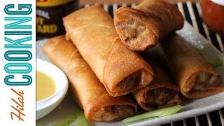 How to Make Egg Rolls Recipe  Hilah Cooking [upl. by Leihcey]