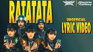 RATATATA LYRIC VIDEO  Electric Callboy amp BABYMETAL [upl. by Delp]