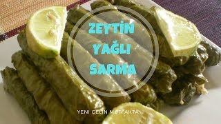 ZEYTİNYAĞLI YAPRAK SARMASI TARİFİ DÜDÜKLÜDE [upl. by Ityak143]