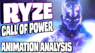 Ryze Call of Power cinematic  Animation analysis amp discussion [upl. by Therine697]