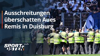 Abbruch drohte  Erzgebirge Aue nimmt einen Punkt aus Duisburg mit  Sport im Osten  MDR [upl. by Jean]