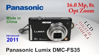 2011 Panasonic Lumix DMCFS35  CCD Digital Camera [upl. by Olemrac406]