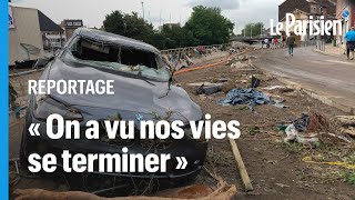 « On a vu nos vies se terminer »  après les inondations les Liégeois nettoient les dégâts [upl. by Nelubez]