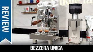 Review Bezzera Unica Espresso Machine [upl. by Ahsiemac]