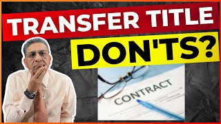 HOW TO TRANSFER TITLE QUIT CLAIM DEED  Unlock The Secrets [upl. by Ardaed]