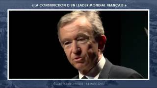 Conférence de Bernard Arnault à lÉcole polytechnique [upl. by Nalo]