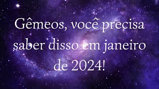 GÃªmeos janeiro 2024 [upl. by Placida]