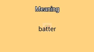 batter meaning in English amp Telugu  Googul Dictionary dictionary meanings telugu english [upl. by Ettenil]