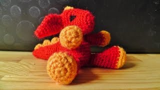 Amigurumi Drache Häkelanleitung Teil 1 Kopf  ® Woolpedia [upl. by Riki]