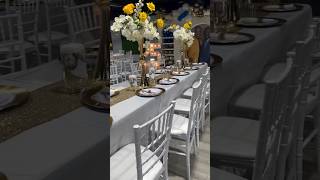 Crafted with elegance and style 💛 EventSetup Credit jorosesevents [upl. by Jenica]