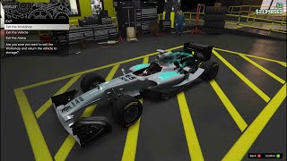 GTA 5 Benefactor BR8 Customization Lewis Hamiltons MercedesAMG F1 W13 [upl. by Vitus]