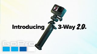 GoPro Introducing 3Way 20  The Ultimate 3in1 Mount [upl. by Elayor876]