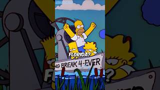 What Happens When The Simpsons Go To Florida thesimpsons [upl. by Bari]