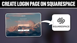 How To Create Login Page on Squarespace 2024 Full Tutorial [upl. by Llenil131]