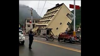 VIDEO Floods In Tibet Wash Away Building [upl. by Awad]