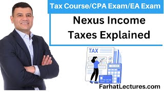 Whay is Nexus for State Taxes CPA Exam REG [upl. by Atalanta]