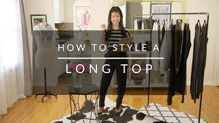 How To Style Long Tops [upl. by Aynas]