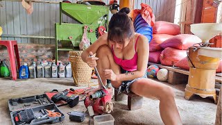 Genius Girl How to repair and restore engines water pumps high capacity broken wires [upl. by Ary]