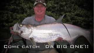 Tarpon from FLOAT TUBES Antigua Fly Fishing Charters Caribbean Saltwater Fly Fishing [upl. by Alacim]