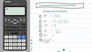 How to Evaluate Indices Using a Calculator Emulator [upl. by Yzmar636]