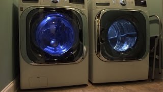 LG Mega Capacity 52 CU FT Front Load Washer and 90 CU FT Dryer Review [upl. by Georgy]