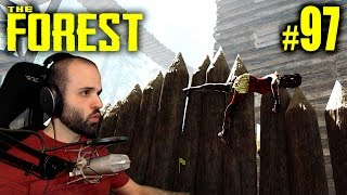 The Forest 97  DEFENDIENDO EL CASTILLO  Gameplay Español [upl. by Laws]