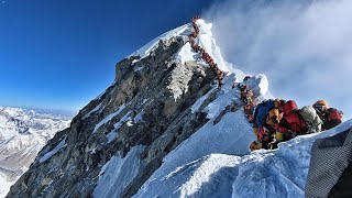 This remarkable picture shows the deadly overcrowding on Mount Everest  TheCube [upl. by Rabjohn]