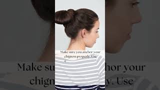 Secure Your Chignon Proper Anchoring Tips for LongLasting Hold [upl. by Yeleen]