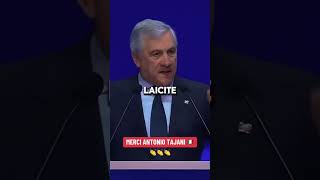 Antonio Tajani ministre italien des affaires étrangères 🇮🇹 🙌 🇫🇷 france merci pourtoi 2024 jo [upl. by Auliffe]