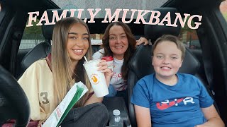 Family Popeyes amp Krispy Kreme Mukbang [upl. by Taro]