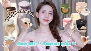 13 CUSHION CHÂN ÁI MÙA HÈ CHO TẤT CẢ MỌI LOẠI DA  Mai Trinh [upl. by Liarret]