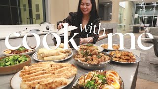 【Cooking for my husband】14 course meal inlaws in town easy asian recipes  Tiffycooks Vlog [upl. by Garnett]