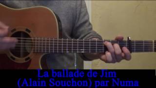 La ballade de Jim Alain Souchon reprise guitare voix 1985 [upl. by Ydrah239]