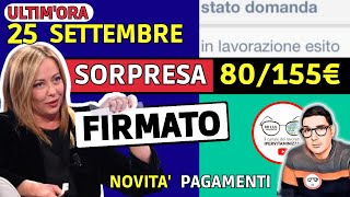 ULTIM’ORA⚠️ INPS SORPRESA 25 SETTEMBRE 2023  LAVORAZIONI RDC DATE PAGAMENTI 5 NOVITà DOPPIO BONUS [upl. by Llerot]