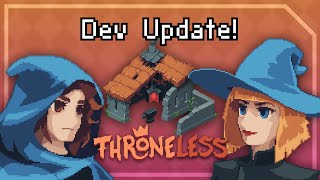 Pixel Character Portrait amp Throneless Project Update [upl. by Shevlo]