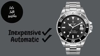 A 28 Automatic Rolex Submariner Homage from Tevise [upl. by Borer]