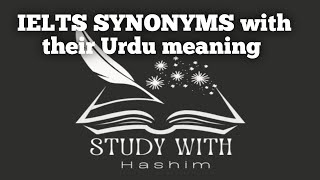 IELTS Synonyms with Urdu meaning english [upl. by Ryter52]