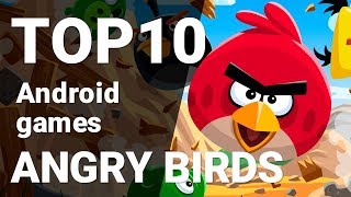 Top 10 Angry Birds Games for Android 1080p60fps [upl. by Aliehc298]