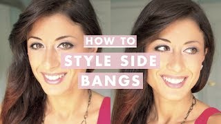 How To Style Side Bangs [upl. by Aidile]