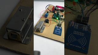 RFID Door Lock  RC522  diy diyprojects shorts [upl. by Yekcim]