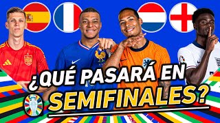 CLAVES Y PRONÓSTICOS SEMIFINALES EURO 2024  ESPAÑA vs FRANCIA y PAÍSES BAJOS vs INGLATERRA [upl. by Aliakam]