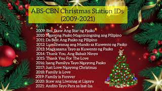 ABSCBN Christmas Station IDs 20092021 🎄🎄 [upl. by Attemaj]