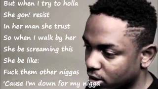 Section 80  Kendrick Lamar  Tammys Song Her Evils  LyricsLyric Video [upl. by Tarfe]