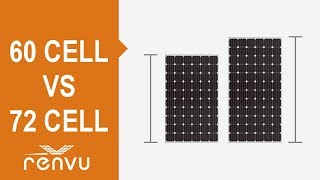 60 Cell vs 72 Cell Solar Panels  A Quick Comparison  RENVU [upl. by Redd691]