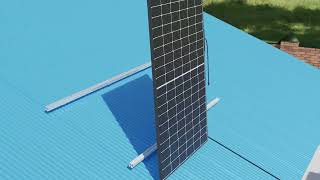 Solarpanel Befestigungssystem Stockschrauben [upl. by Sumetra577]