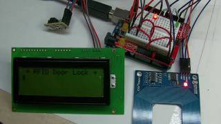 Arduino Serrure électronique à tag RFID avec écran LCD et mémoire EEPROM [upl. by Rahel]