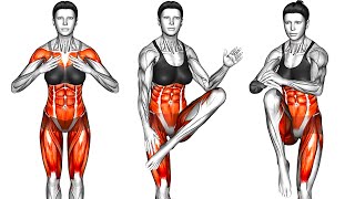 Standing Ab Exercises To Flatten Your Tummy and Lose Weight [upl. by Ynalem]