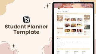 STUDENT PLANNER TEMPLATE FREE  Notion 📚 [upl. by Asyral763]